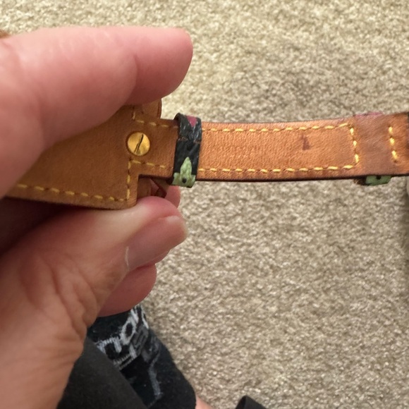 Louis Vuitton Murikami RARE black leather window bracelet - Picture 12 of 12